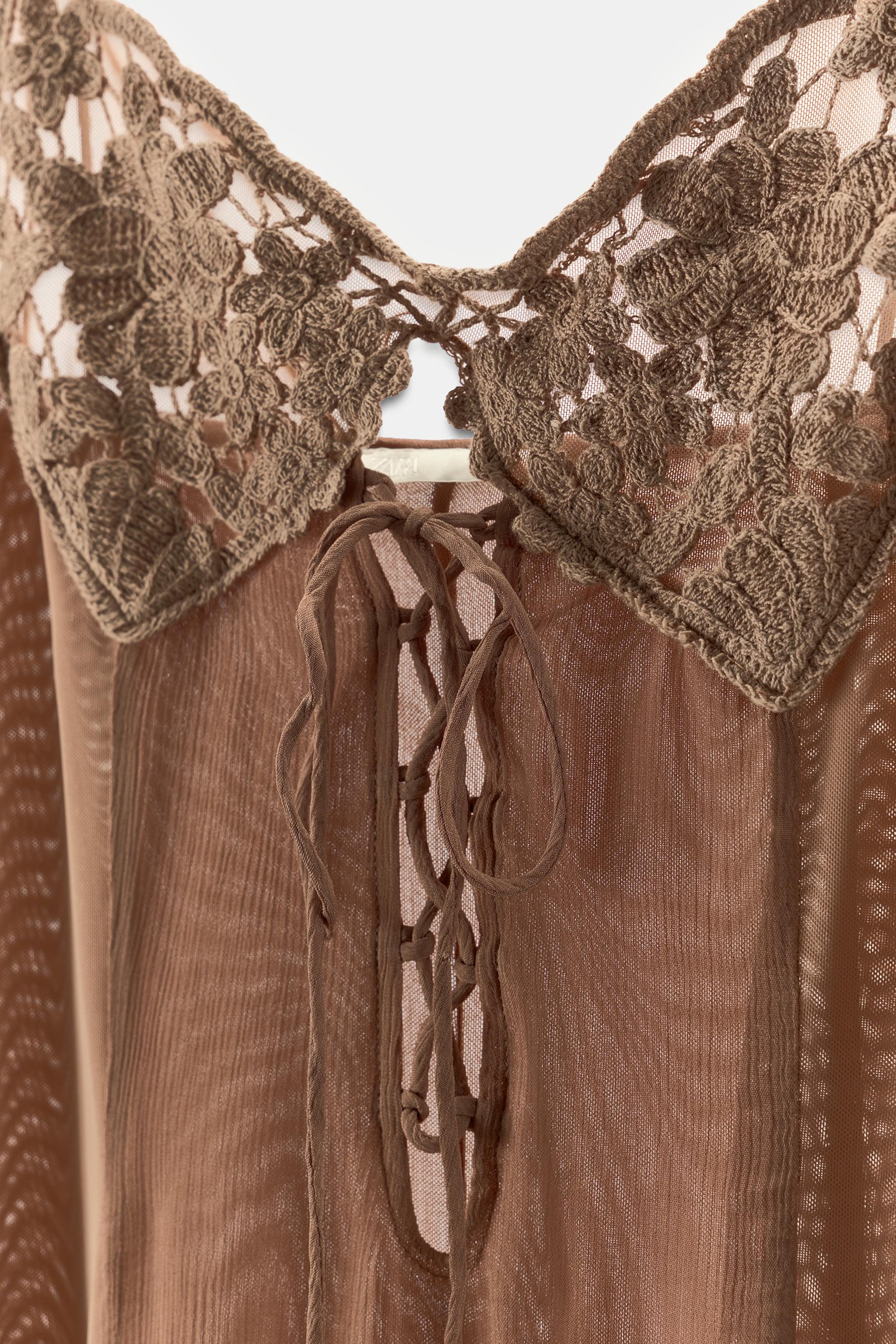 COMBINATION CROCHET DRESS